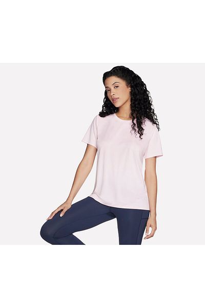 SKECHERS GODRI SWIFT TEE women's t-shirt pink