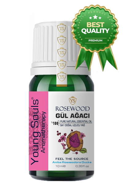 YOUNG SOULS Aromatherapy Rosewood Essential Oil Gül Ağacı Uçucu Yağ 10 Ml
