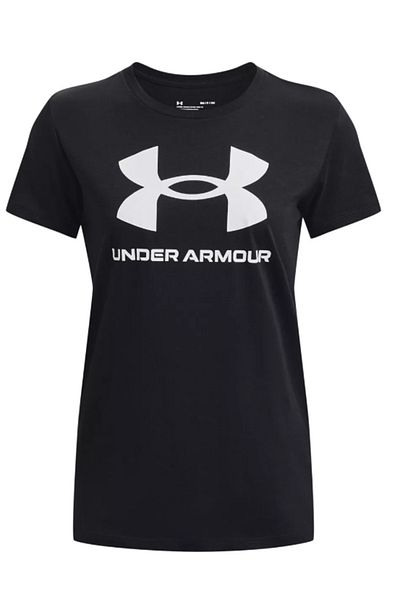 Under Armour Tricou damă UA W SPORTSTYLE LOGO SS negru
