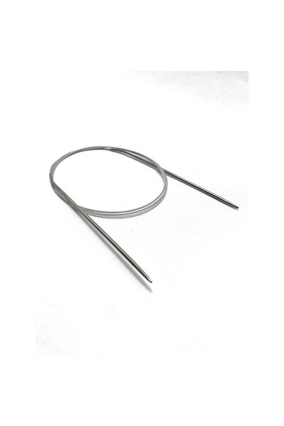 BEİLYS COSMETİCS & ACCESSORY Çelik Telli Misinalı Şiş 3,5 Titanyum 80 Cm