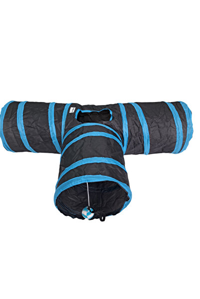 Pet Pretty Cat Play Tunnel T-Shaped Fun Toy