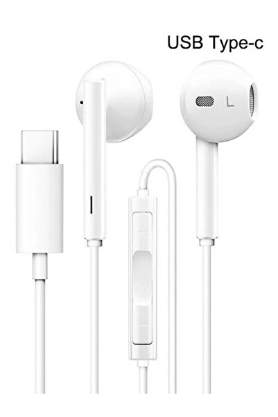 MOBİL GO iPad Pro / iPad Air / iPad mini uyumlu Type-c Stereo Mikrofonlu Kula...