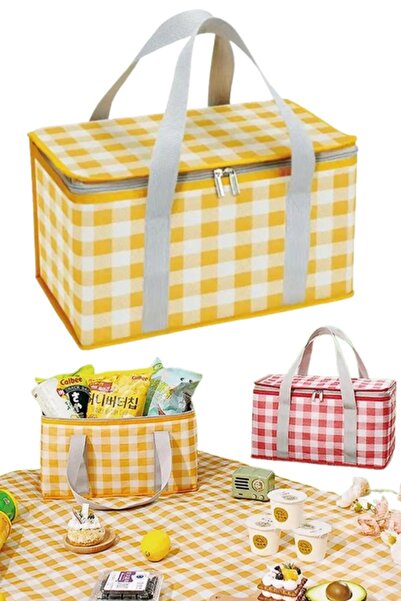 Mega Everest Ekoseli Yeni Termos Çanta 25 Litre Soğutucu Çanta Termal Buzluk ...