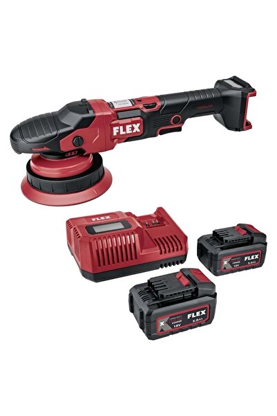 Flex XCE 8 150 18-EC Set DA Orbital Çift Akülü Kablosuz Polisaj Makinesi Seti - Pozitif Sürüş