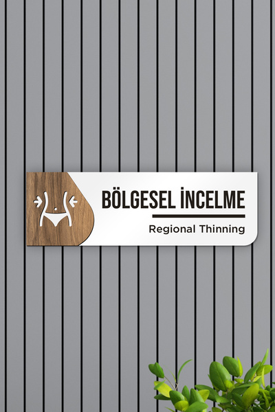 AHWART Bölgesel İncelme Ofis Oda Kapı İsimliği Yönlendirme Tabelası Levhası K...