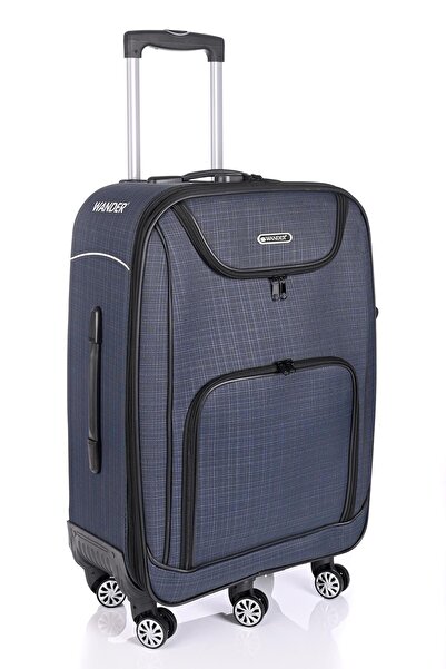 Wander 5 Tekerlekli Orta Boy Valiz Lacivert