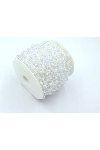 yiğit aksesuar 2 Meters Janjan Tissue Ribbon Pearl Bundle Wedding Dress Outfit Party Decoration