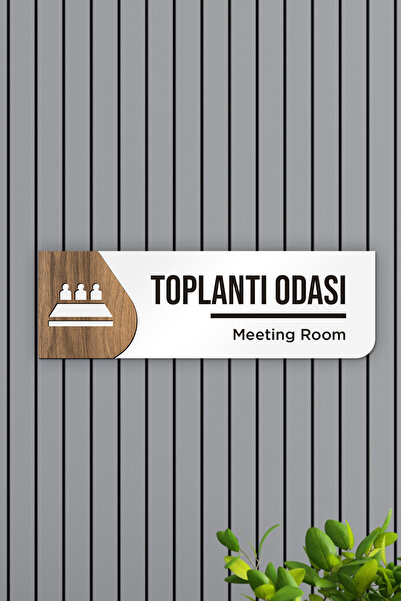 AHWART Toplantı Odası Ofis Oda Kapı İsimliği Yönlendirme Tabelası Levhası Kiş...