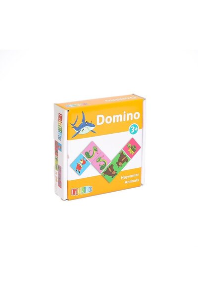Gülce Design لعبة للفتيات، لعبة للأولاد، EDU-3013، دومينو الحيوانات - ألعاب ت...