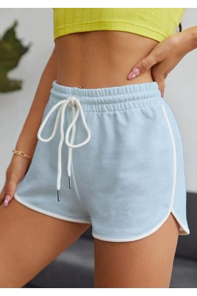 woonkey PANTALONI MINI DETALIAȚI NEGRI DE FEMEI NOUL SEZON