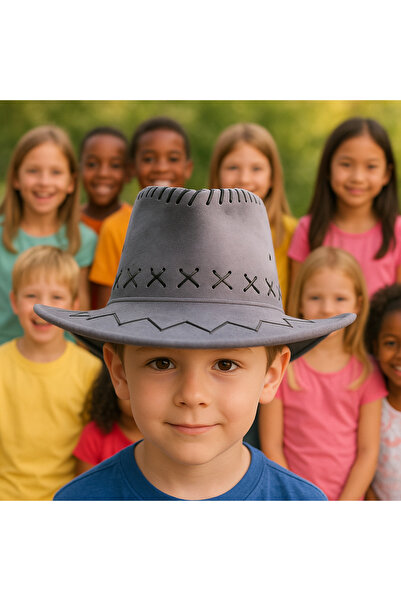 ankays Дитячий ковбойський капелюх, літній капелюх, фетровий капелюх, фетровий капелюх