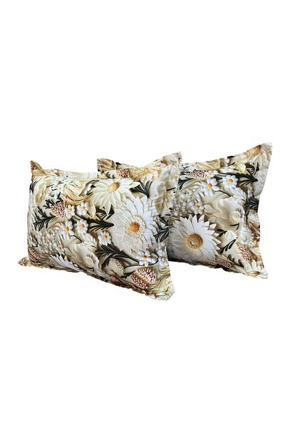 Hayal çeyiz Digital Printing 3D 100% Cotton Pillow Case with 2 Hidden Zippers
