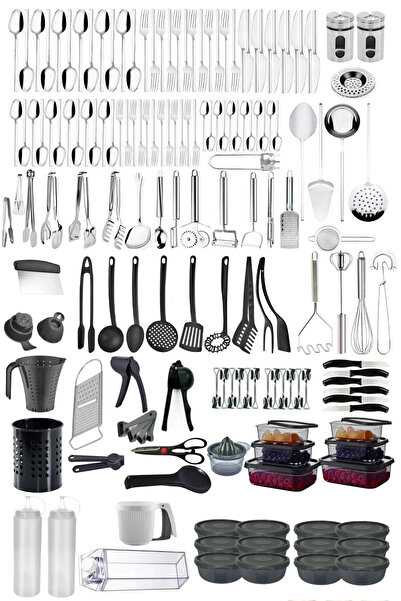 Homerest Çeyiz Listesi 12 Kişilik Çatal Kaşık Bıçak Takımı, 72 Parça Çatal Kaşık Bıçak Takımı Origami Bardak