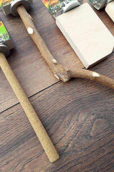 Vixpet Venty 4 Pieces Natural Parrot Perch Set - Sand Perch M469