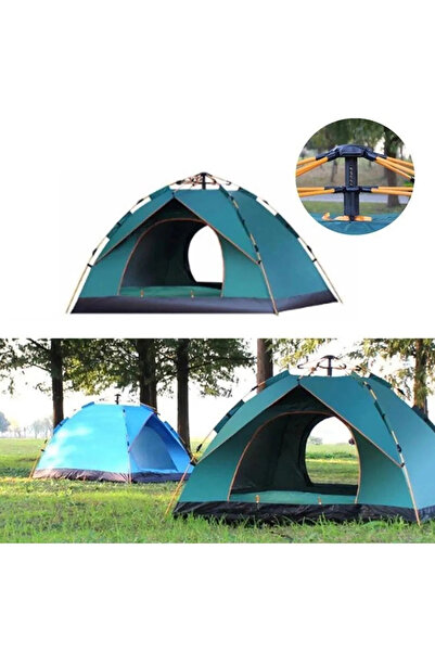 lenscape 6 Kişilik Otomatik Kurulumlu 4 Mevsim Kamp Çadırı | Geniş, Konforlu & Çift Katmanlı