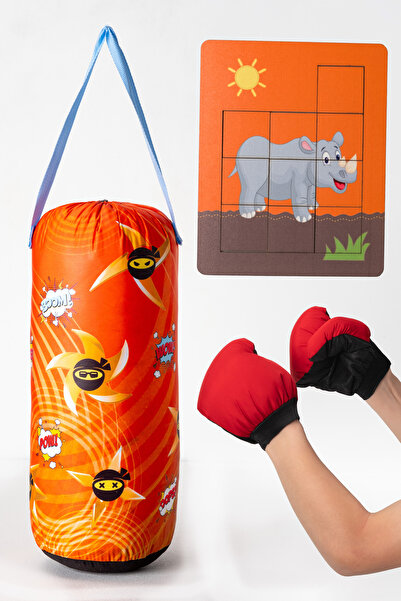 kyspor Çocuklar İçin Eğlenceli Boks Seti + Sürpriz Puzzle Hediye!