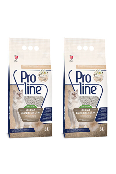 Pro Line Proline Vanilya Kokulu Ince Taneli Topaklanan Bentonit Kedi Kumu 5 Lt X2 Adet