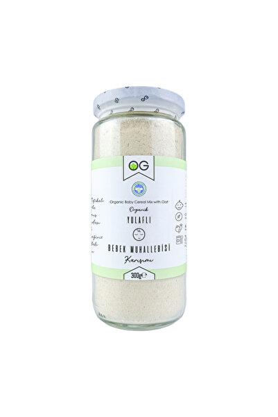OG natural Organik Yulaflı Bebek Muhallebisi Karışımı 300 gr 6 Ay
