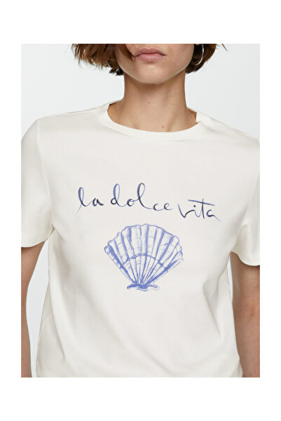 MANGO Woman Μπλουζάκι για ενήλικες για γυναίκες και κορίτσια