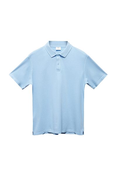 MANGO Man Pánske tričko Polo Neck pre dospelých