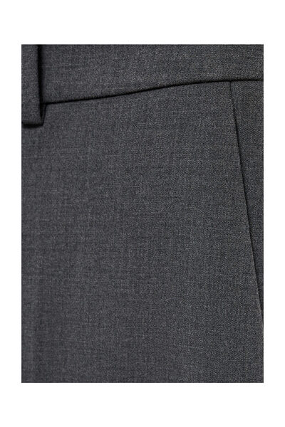 MANGO Woman Šedé dámské kalhoty 77055649