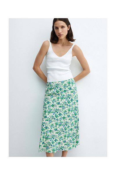 MANGO Women and Girls Adult Skirt