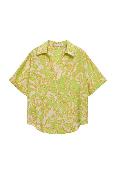 MANGO Woman Women and Girls Adult Shirt