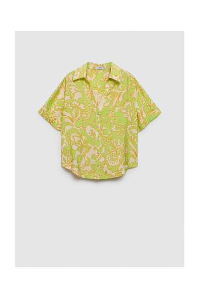 MANGO Woman Women and Girls Adult Shirt