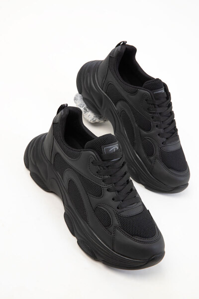 SOHO Siyah-Siyah Kadın Sneaker 20566