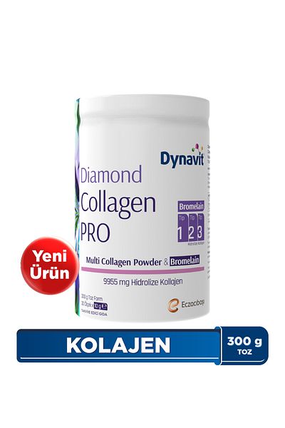 Dynavit Diamond Collagen Pro Multi Collagen 300g - Hydrolyzed Peptide Type 1-2-3 Collagen