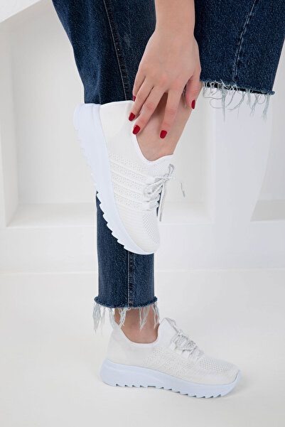 SOHO Beyaz Kadın Sneaker 19118