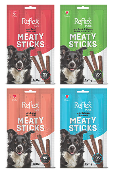 Reflex Meaty Sticks Köpek Ödül Çubuğu 3x11 G 4'lü Karışık Paket