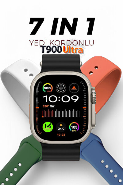 MATEO T900 ULTRA Akıllı Saat |49mm Bluetooth, Arama Özellikli, Sağlık Sensörl...