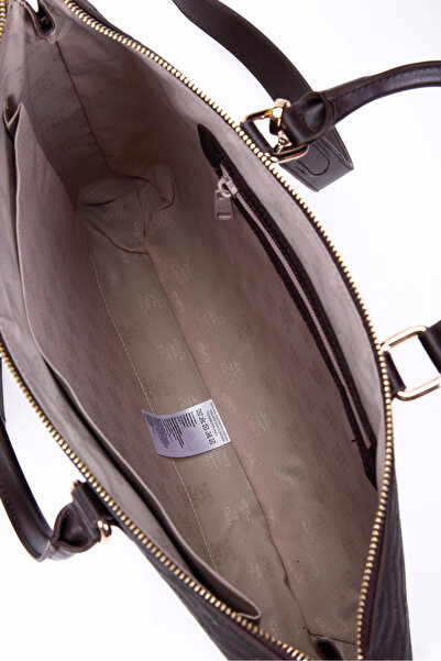 Pierre Cardin Σκούρο καφέ Μαύρη Γυναικεία Τσάντα Ώμου 05PO24Y1965