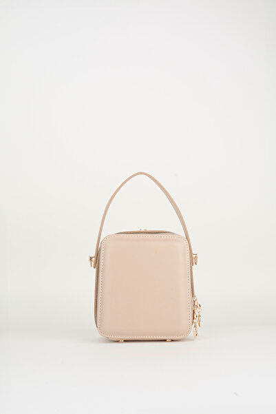 Vivaq Γυναικεία τσάντα χεριού και ώμου με φερμουάρ με ρυθμιζόμενο λουράκι με επένδυση από συνθετικό δέρμα Hazer Mink 3 θέσεων