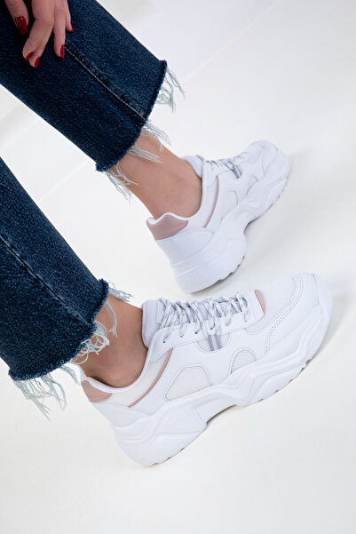 SOHO White-Powder Women's Sneaker 20574