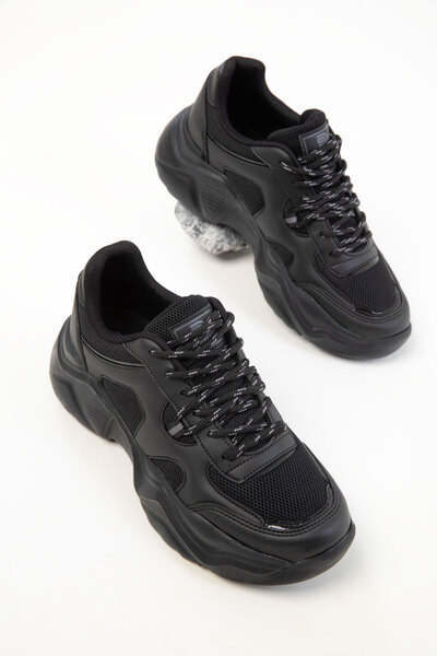 SOHO Siyah-Siyah Kadın Sneaker 20574
