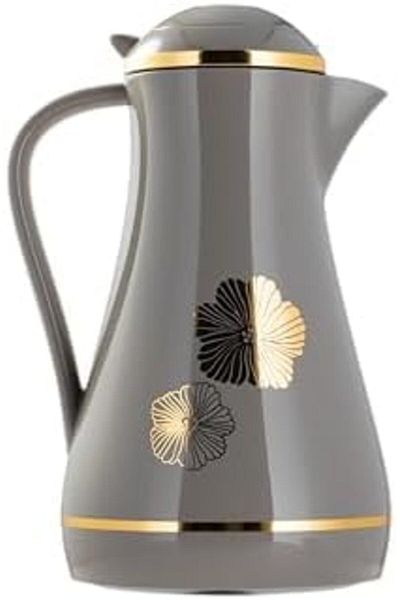 ALSAIF Deva Coffee And Tea Vacuum Flask, Grey, 1l