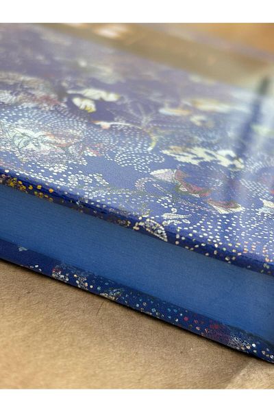 Adalinhome Atakids Lizy Copertă din piele Caiet cu model floral 14x20 cm 70 coli Copertă rigidă