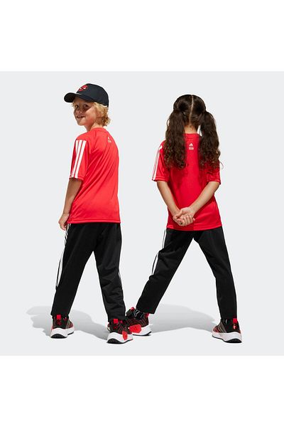 adidas X Marvel Spider-Man Children's Red T-Shirt (Jf3654)