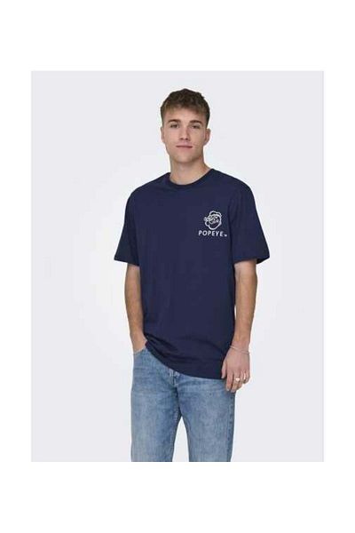 ONLY Men's Popeye Regular Short Sleeve T-Shirt 22029521