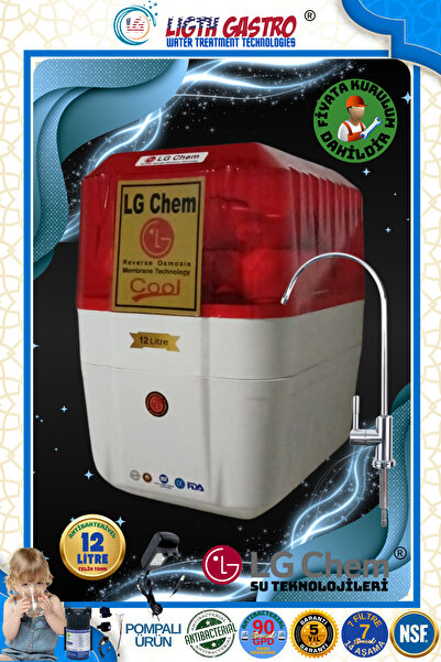 ligth gastro LG Chem COOL SPECIAL POMPALI & ÜCRETSİZ MONTAJLI 12 LİTRE 7 FİLT...