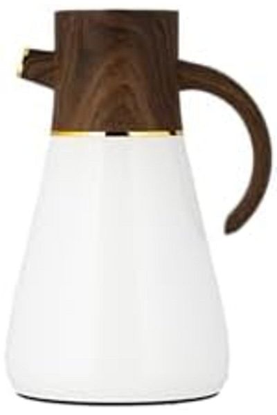 ALSAIF Coffee And Tea Vaccum Flask In Brown / Leak-proof And Keeps Drinks Hot 1 Liter
