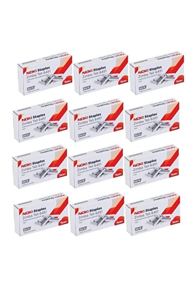 Noki Large Staple No:24/6 1000 Pieces X 12 Pack