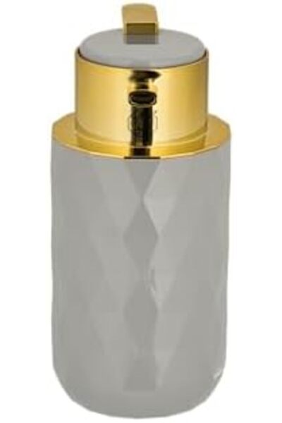 ALSAIF طقم قوارير قهوة وشاي مفرغة من الهواء، رمادي/ذهبي، مانعة للتسرب، تحافظ على سخونة المشروبات، سعة 1.0/1.0 لتر