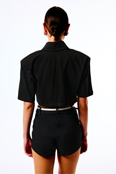 Love On Friday GLARE Yüksek Bel Mini Şort (Siyah)