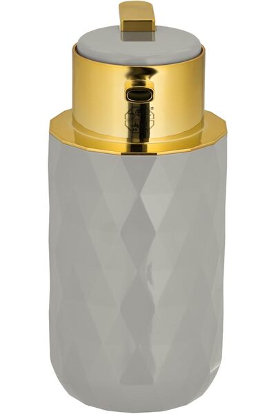 ALSAIF طقم قوارير قهوة وشاي مفرغة من الهواء، رمادي/ذهبي، مانعة للتسرب، تحافظ على سخونة المشروبات، سعة 1.0/1.0 لتر