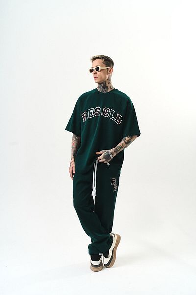 Respire Men's Oversize Tracksuit - Nefti Res Clb Written