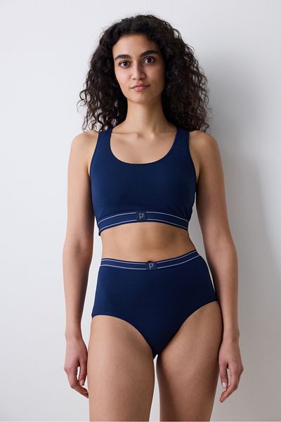 Penti Abnehmbares, gepolstertes Racer-Oberteil in Marineblau