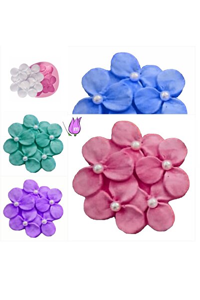 morlalem m Ortanca Çiçeği 7cm Çapında Silikon Kalıp K-240, Kokulu Taş Sabun A...